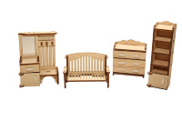 Детский набор мебели из дерева "Прихожая" - HK-M003