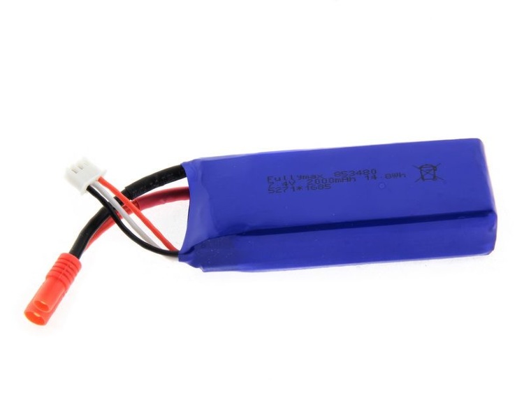 Аккумулятор Li-Po 2000mAh, 7,4V для Syma X8W/C